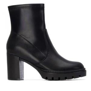 NEW XTI women's 144525 block heel booties in black